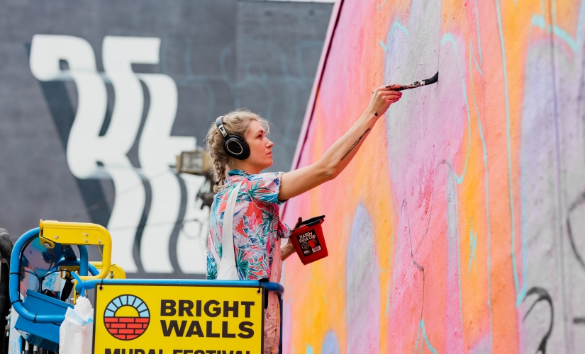 Bright Walls Festival Mural