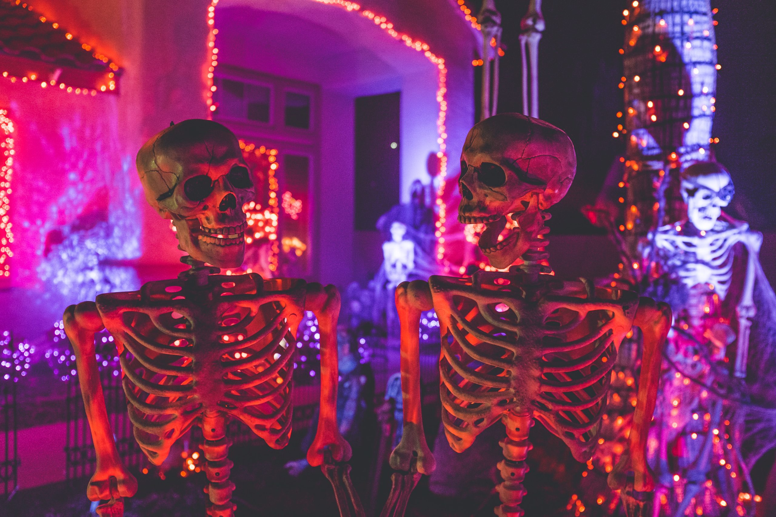 Halloween Decorations in Haunted House