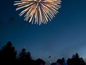 Fireworks at Cascades Park