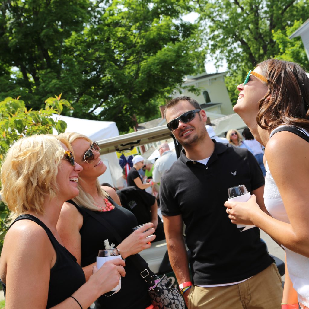 People at Art, Beer and Wine Festival