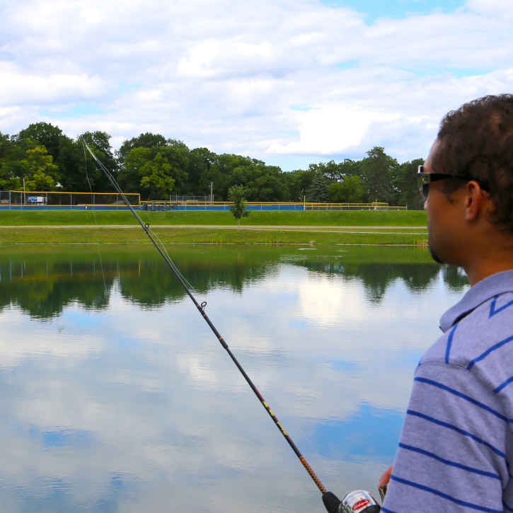 People fishing in Jackson, MI