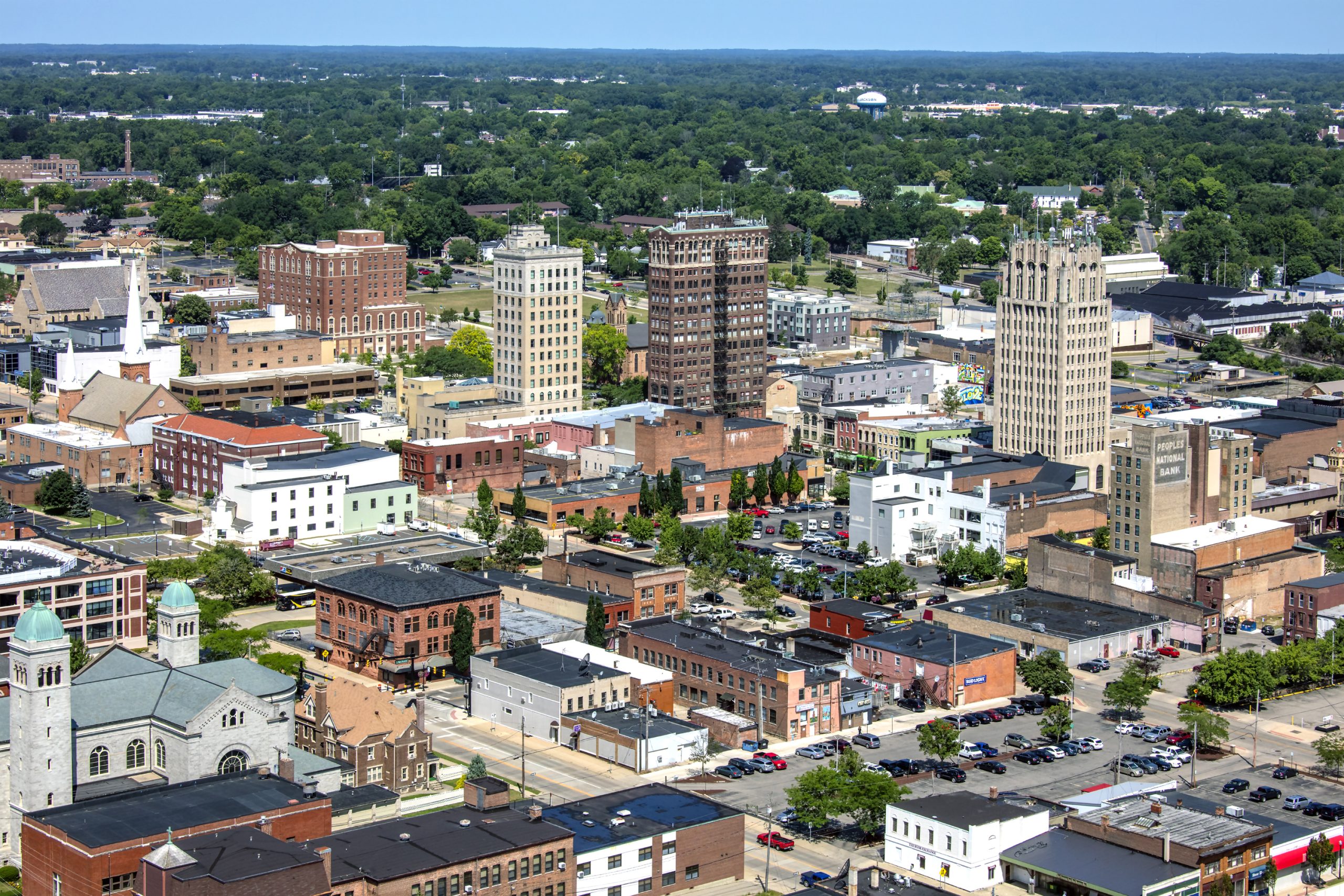 Helicopter Aerial photographs of Jackson taken 7-24-19
