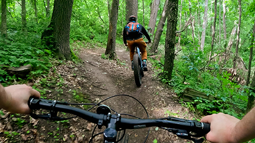 Mountain biking