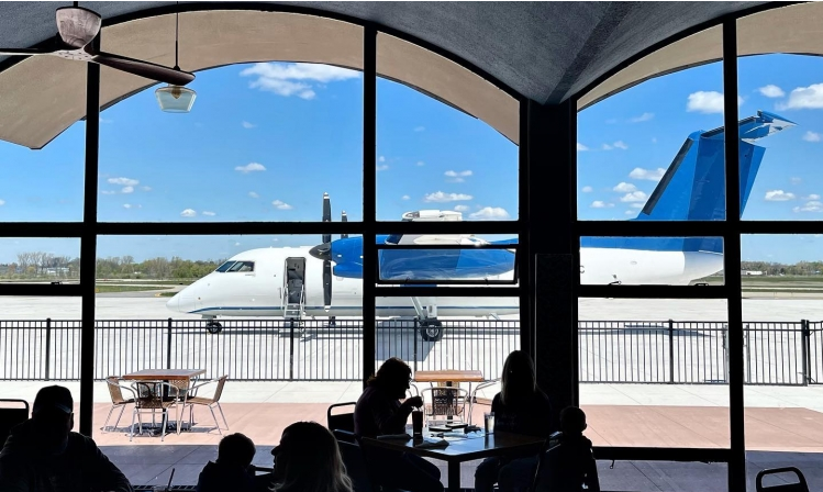 Plane at Jackson County Airport