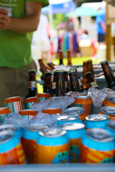 Beer at beer festival