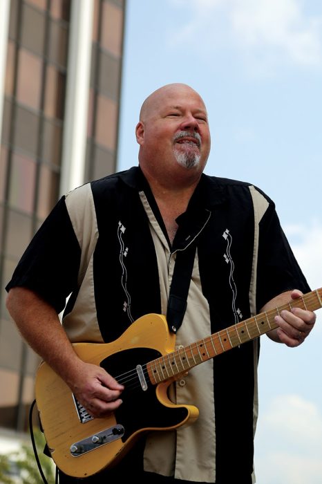 Kevin Nichols playing guitar